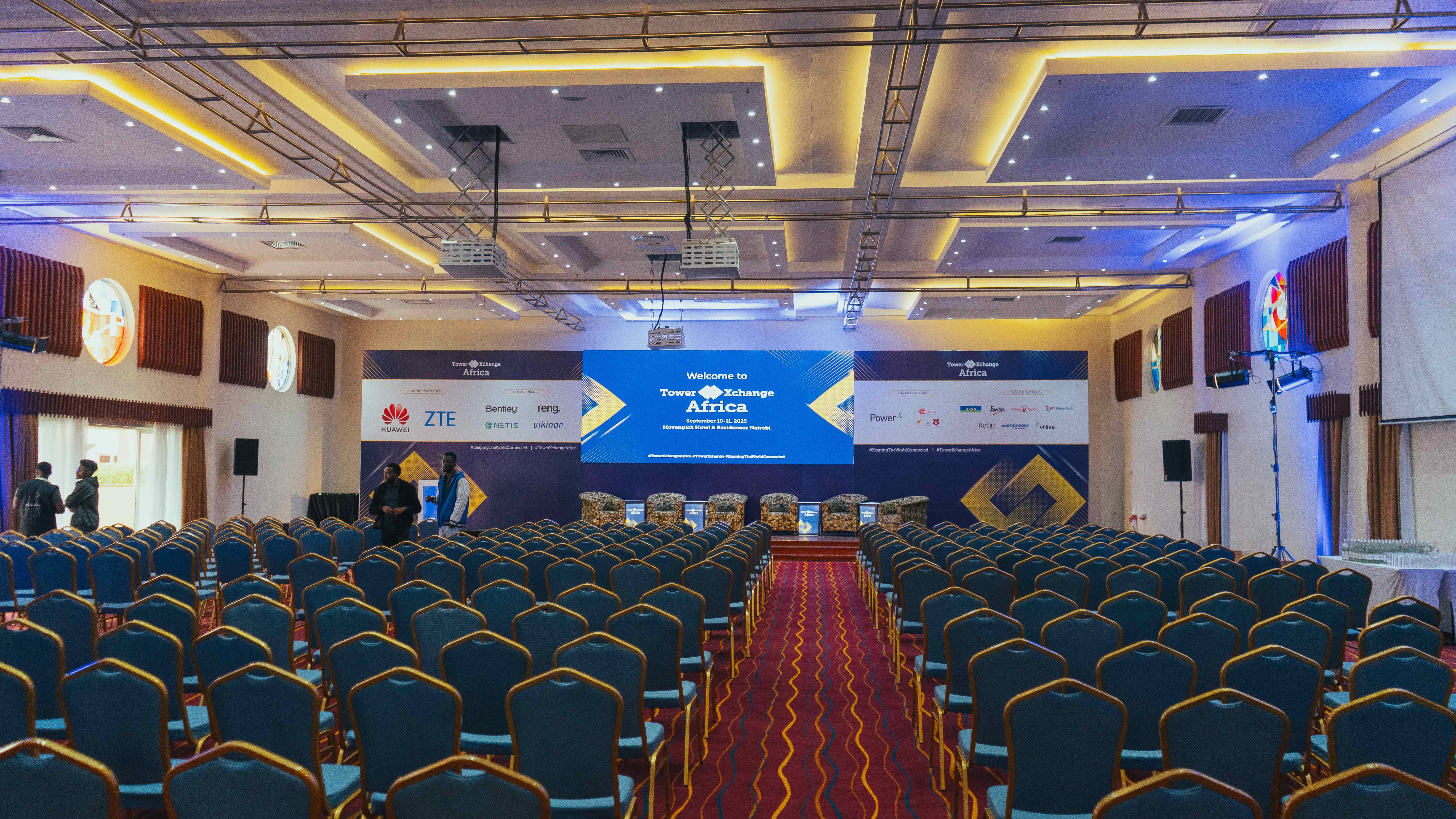 TowerXchange Stage Installation